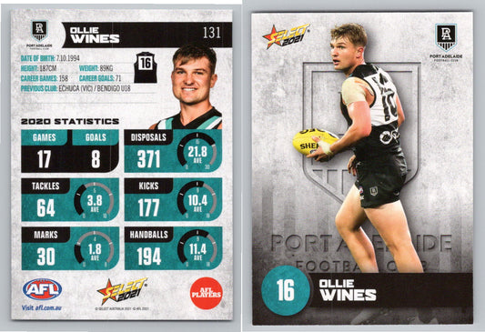 Card #  FS 131 O. WINES AFL 2021 Footy Stars PORT ADELAIDE