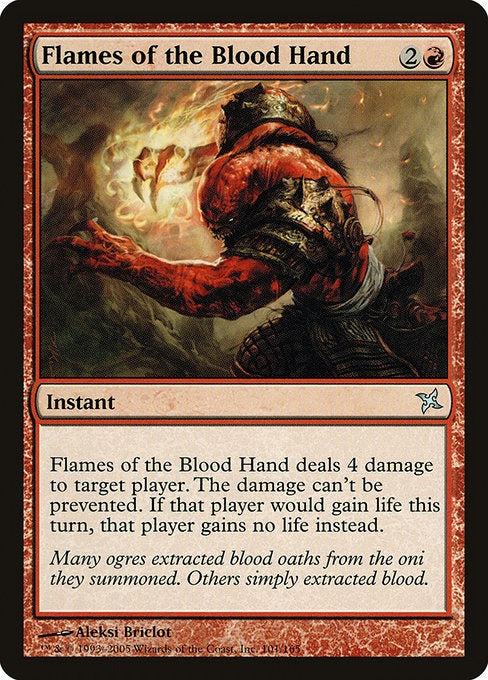 MTG Betrayers of Kamigawa Flames of the Blood Hand