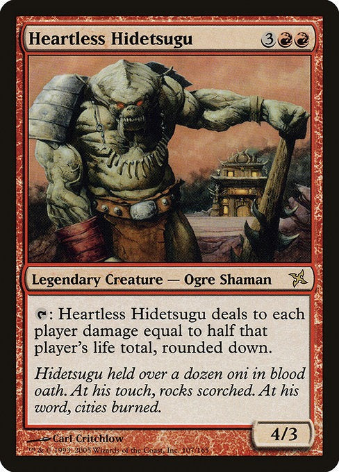 MTG Betrayers of Kamigawa Heartless Hidetsugu
