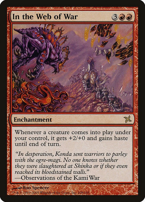 MTG Betrayers of Kamigawa In the Web of War