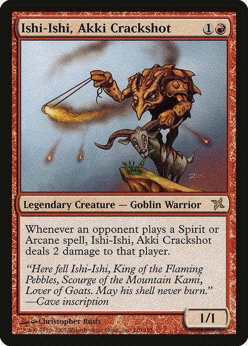MTG Betrayers of Kamigawa Ishi-Ishi, Akki Crackshot