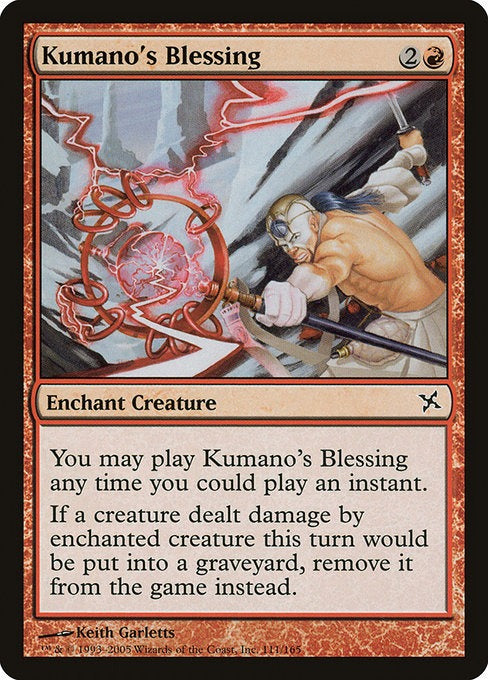 MTG Betrayers of Kamigawa Kumano's Blessing