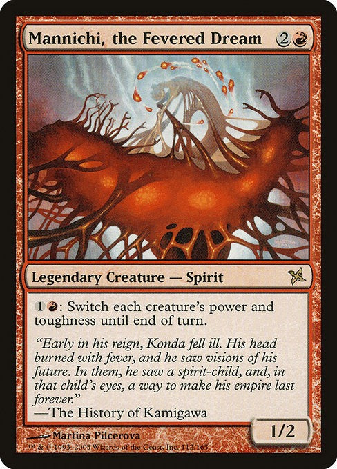 MTG Betrayers of Kamigawa Mannichi, the Fevered Dream