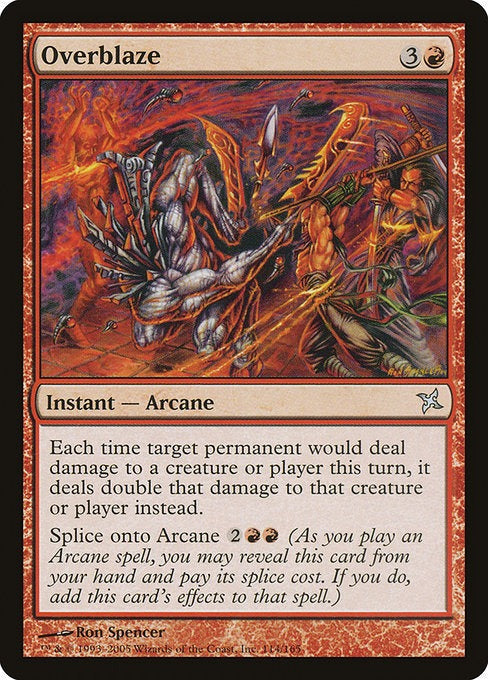 MTG Betrayers of Kamigawa Overblaze