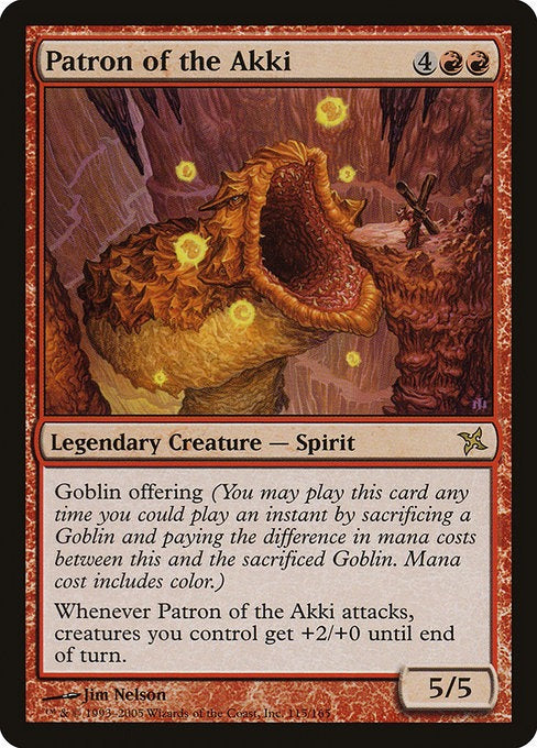 MTG Betrayers of Kamigawa Patron of the Akki