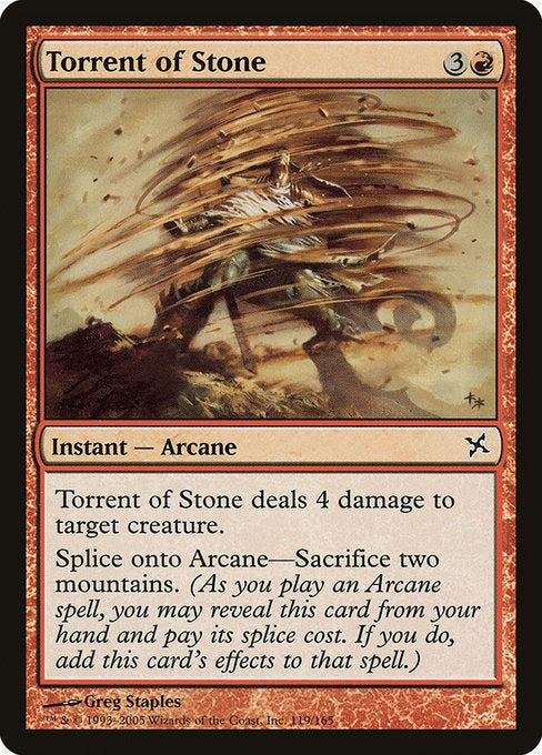 MTG Betrayers of Kamigawa Torrent of Stone