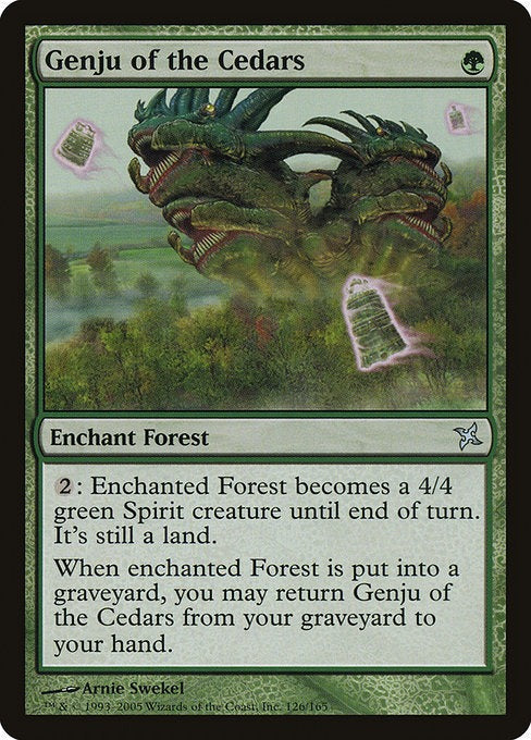 MTG Betrayers of Kamigawa Genju of the Cedars
