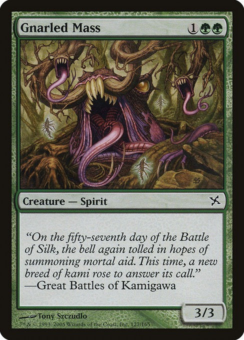 MTG Betrayers of Kamigawa Gnarled Mass