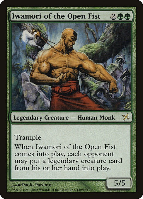 MTG Betrayers of Kamigawa Iwamori of the Open Fist
