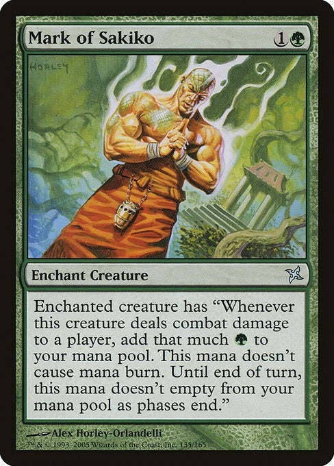 MTG Betrayers of Kamigawa Mark of Sakiko