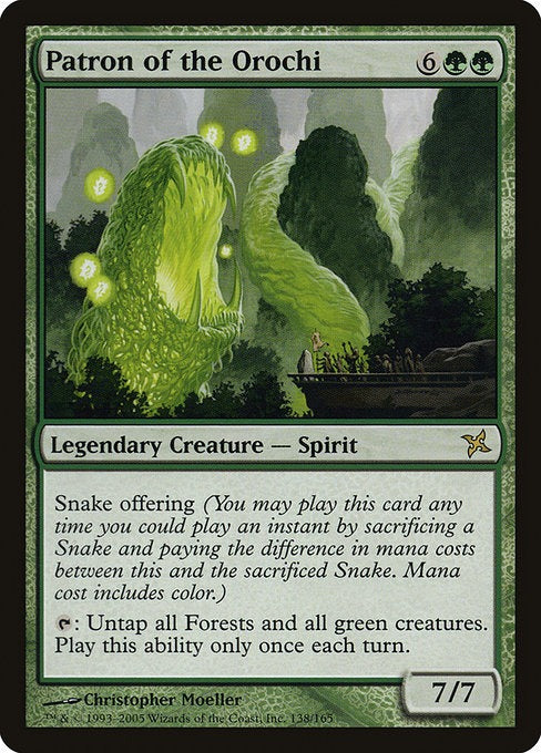 MTG Betrayers of Kamigawa Patron of the Orochi