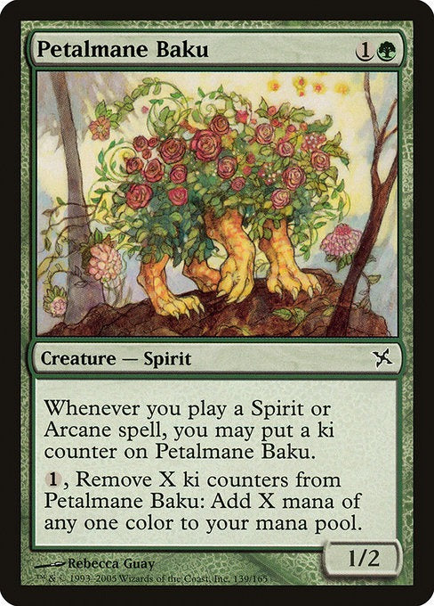 MTG Betrayers of Kamigawa Petalmane Baku