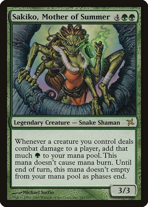MTG Betrayers of Kamigawa Sakiko, Mother of Summer