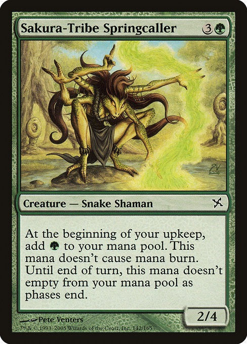 MTG Betrayers of Kamigawa Sakura-Tribe Springcaller