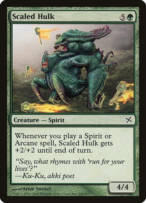 MTG Betrayers of Kamigawa Scaled Hulk