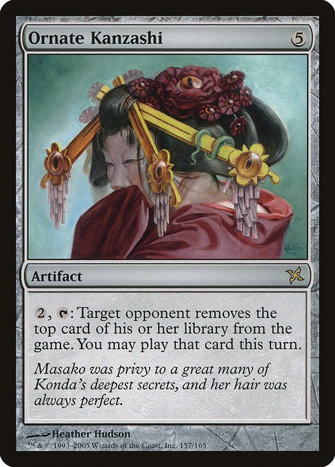 MTG Betrayers of Kamigawa Ornate Kanzashi