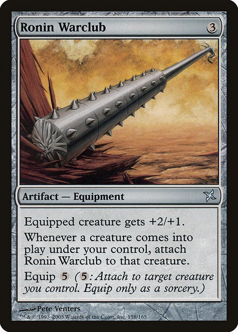 MTG Betrayers of Kamigawa Ronin Warclub