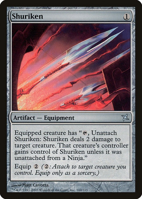 MTG Betrayers of Kamigawa Shuriken