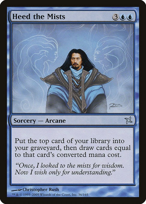 MTG Betrayers of Kamigawa Heed the Mists