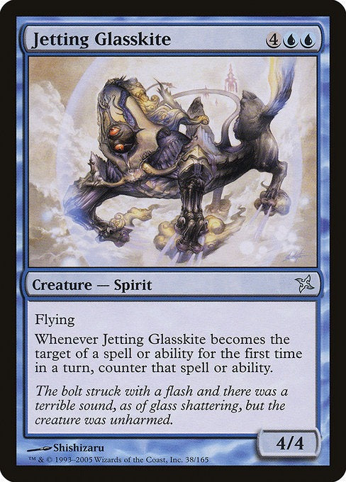 MTG Betrayers of Kamigawa Jetting Glasskite