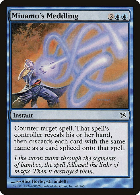 MTG Betrayers of Kamigawa Minamo's Meddling