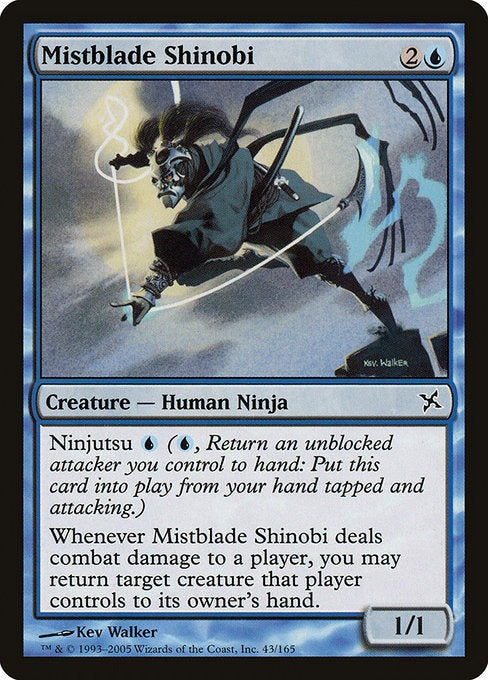MTG Betrayers of Kamigawa Mistblade Shinobi