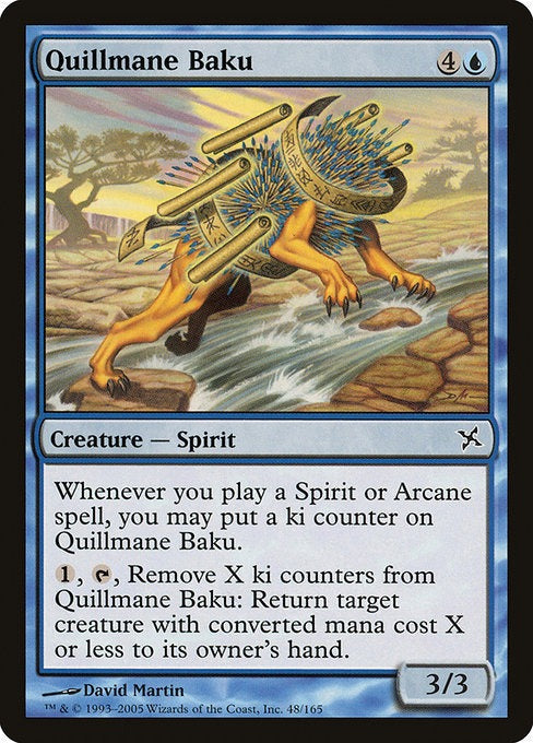 MTG Betrayers of Kamigawa Quillmane Baku
