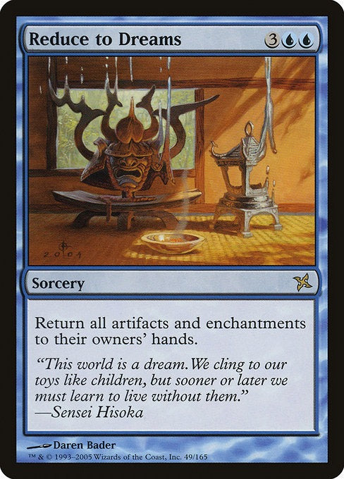 MTG Betrayers of Kamigawa Reduce to Dreams
