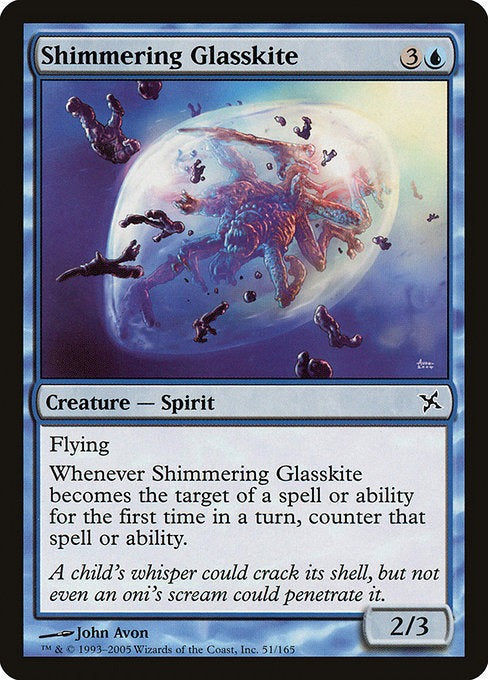 MTG Betrayers of Kamigawa Shimmering Glasskite
