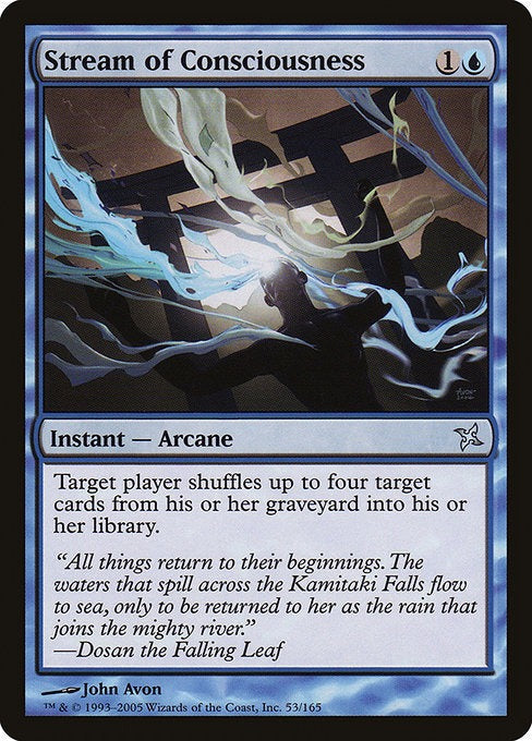 MTG Betrayers of Kamigawa Stream of Consciousness