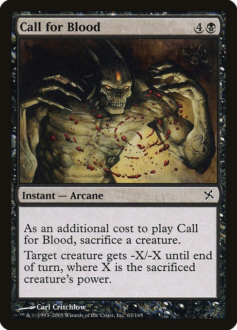 MTG Betrayers of Kamigawa Call for Blood