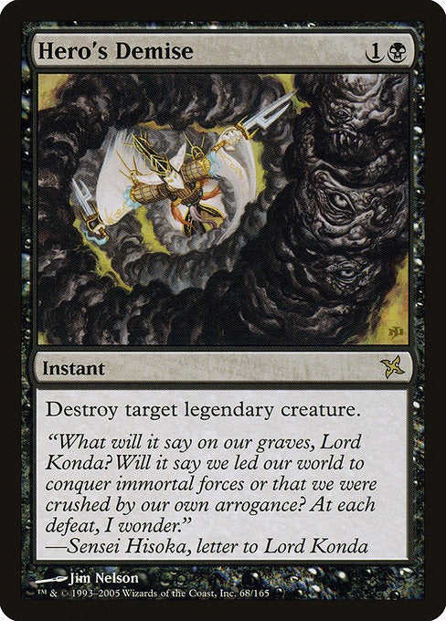MTG Betrayers of Kamigawa Hero's Demise