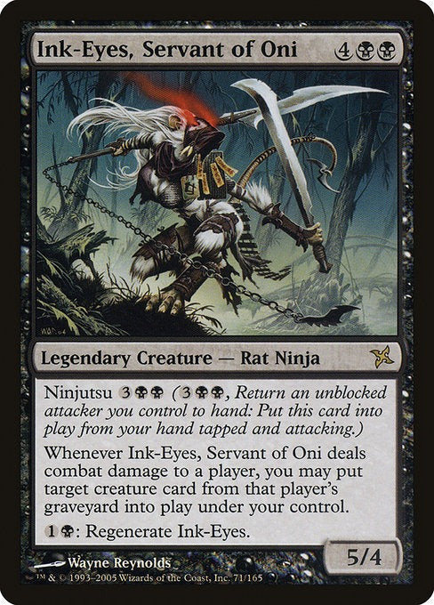 MTG Betrayers of Kamigawa Ink-Eyes, Servant of Oni