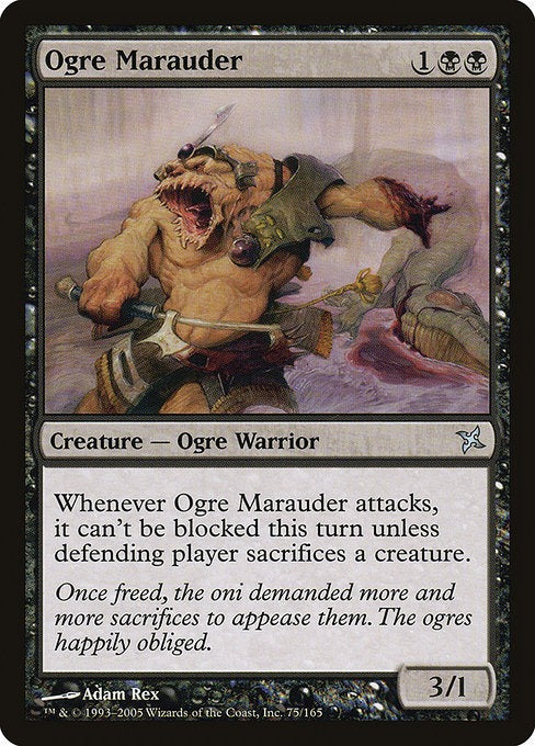 MTG Betrayers of Kamigawa Ogre Marauder