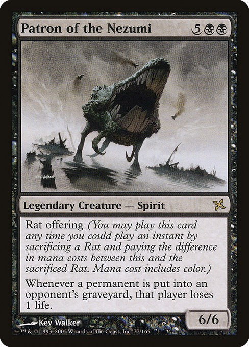 MTG Betrayers of Kamigawa Patron of the Nezumi