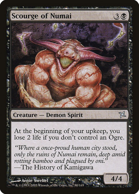 MTG Betrayers of Kamigawa Scourge of Numai