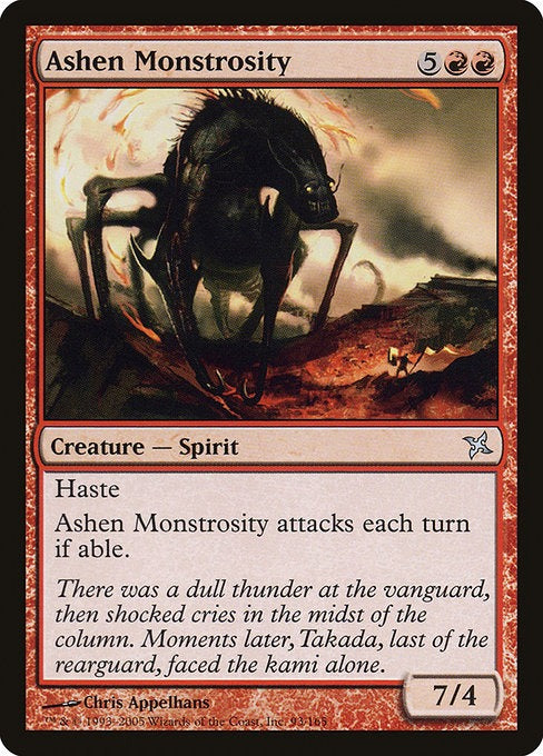 MTG Betrayers of Kamigawa Ashen Monstrosity