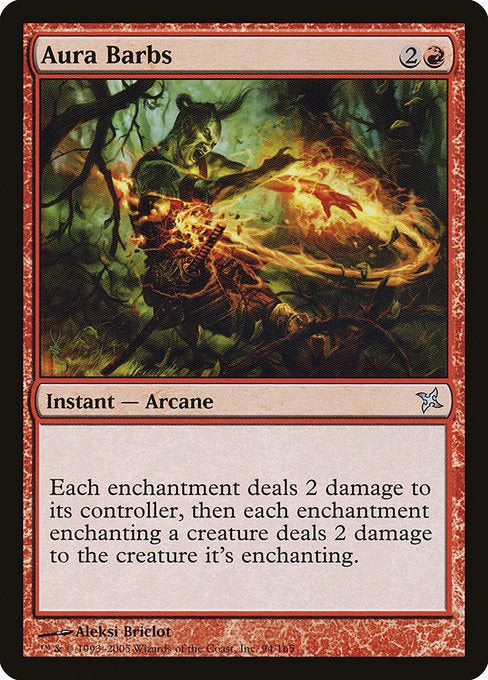 MTG Betrayers of Kamigawa Aura Barbs