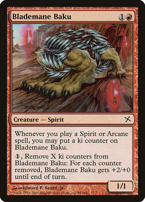 MTG Betrayers of Kamigawa Blademane Baku