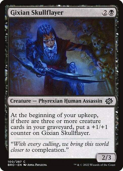 Gixian Skullflayer The Brothers War Card # 100