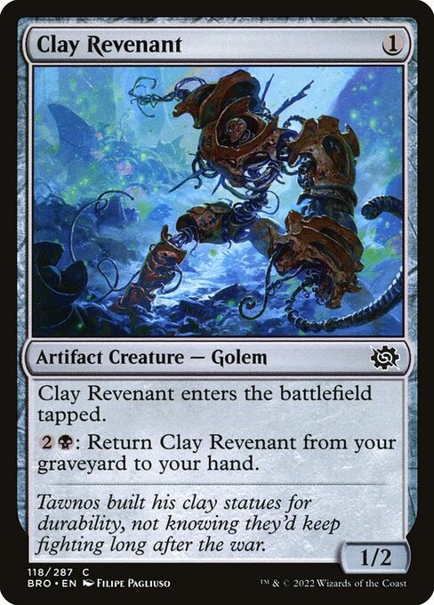 Clay Revenant The Brothers War Card # 118