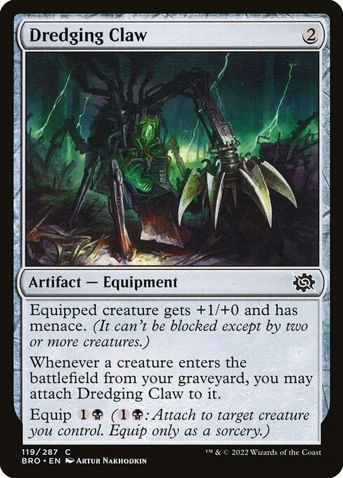 Dredging Claw The Brothers War Card # 119