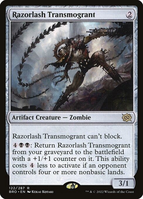 Razorlash Transmogrant The Brothers War Card # 122