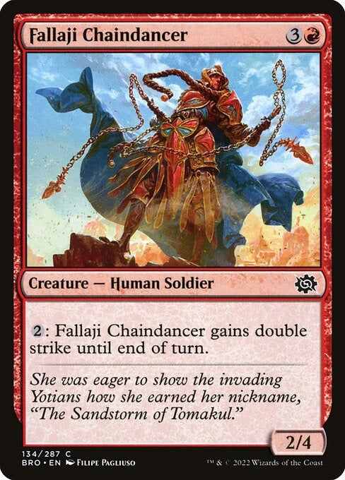 Fallaji Chaindancer The Brothers War Card # 134