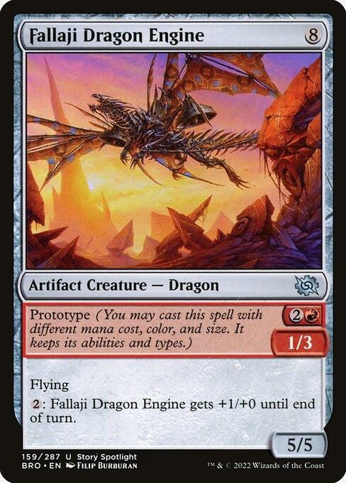 Fallaji Dragon Engine The Brothers War Card # 159