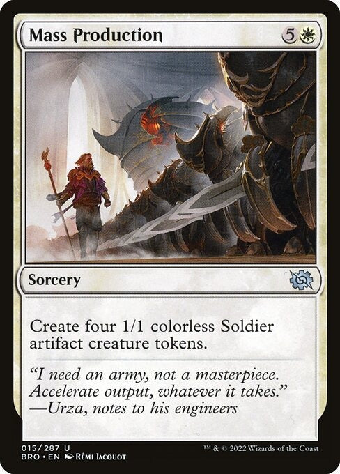 Mass Production The Brothers War Card # 15