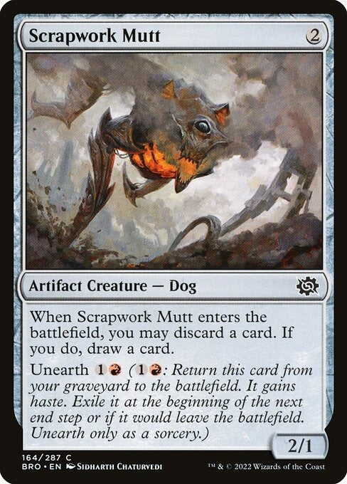 Scrapwork Mutt The Brothers War Card # 164