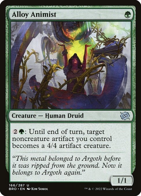 Alloy Animist The Brothers War Card # 166