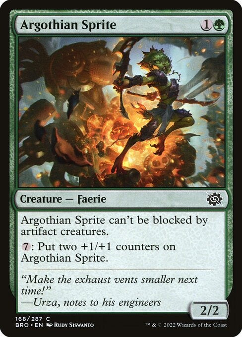 Argothian Sprite The Brothers War Card # 168