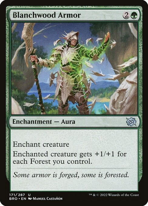 Blanchwood Armor The Brothers War Card # 171